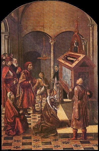 Pedro Berruguete The Tomb of Saint Peter Martyr oil painting image
